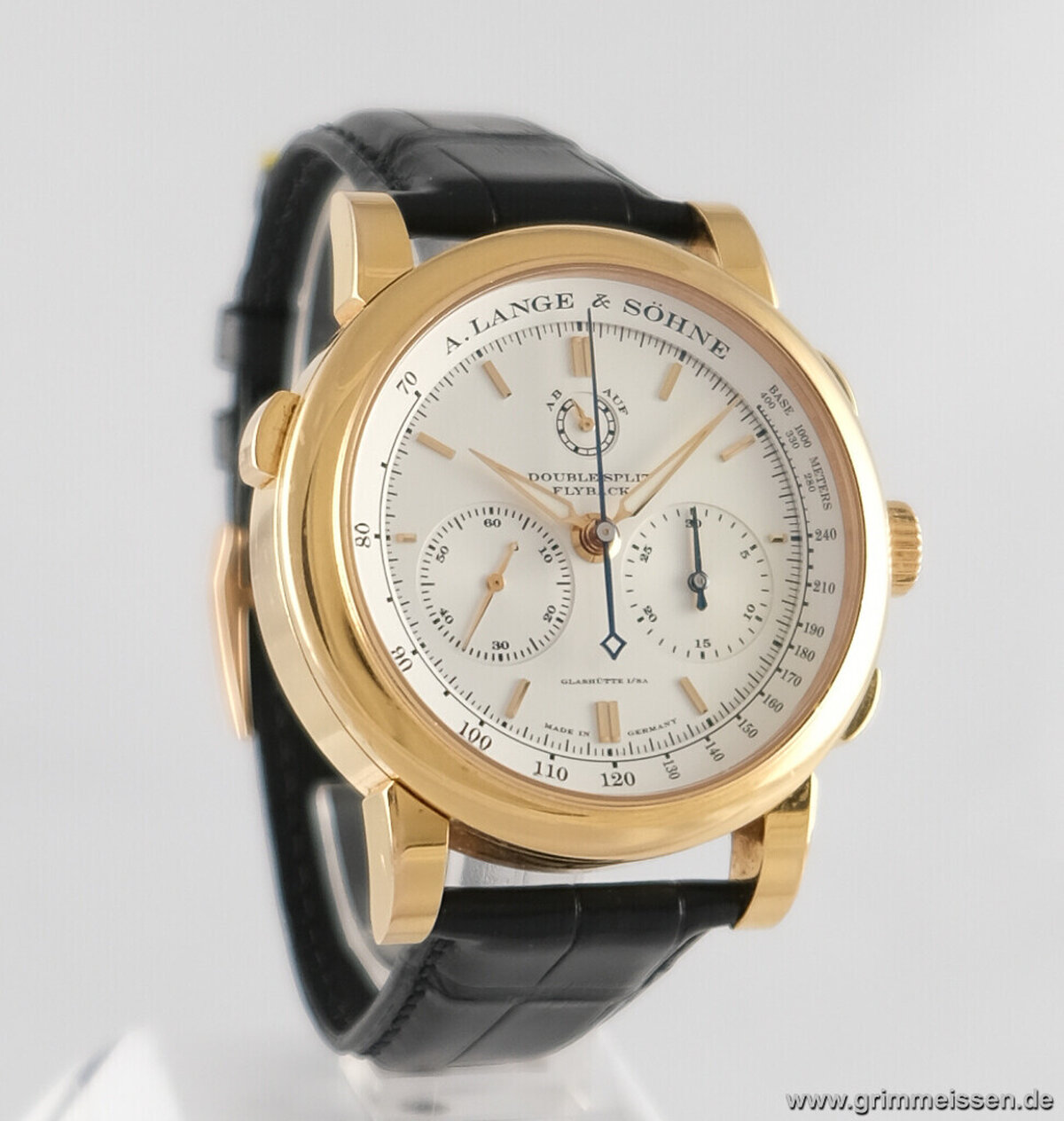 A. Lange Sohne Double Split Flyback Chronograph A. Grimmeissen Exclusive Sammleruhren und Gebrauchtarmbanduhren